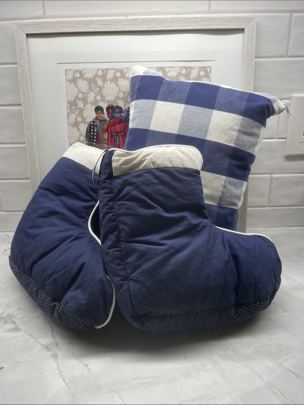 Hastens plush down filled Slipper Booties